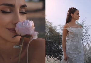 Jessica Kahawaty stars in Charlotte Tilbury fragrance campaign