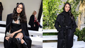 Diala Makki, Sandra Shehab spotted at Paris Fashion Week