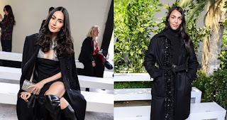 Diala Makki, Sandra Shehab spotted at Paris Fashion Week