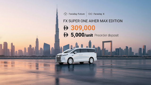 Faraday Future Launches FX Super One in the UAE, Priced from AED 309,000