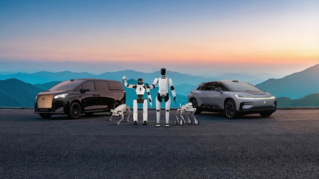 Faraday Future Launches Three EAI Robot Series at NADA Show in Las Vegas