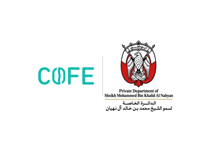 Logos of COFE Tech and The Private Department of Sheikh Mohammed bin Khalid Al Nahyan