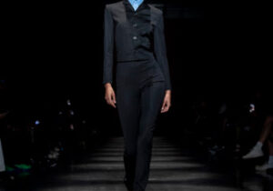 Mona Tougaard stuns at 032c’s Paris Fashion Week show